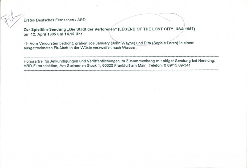 Legend of the Lost - Vintage Photograph