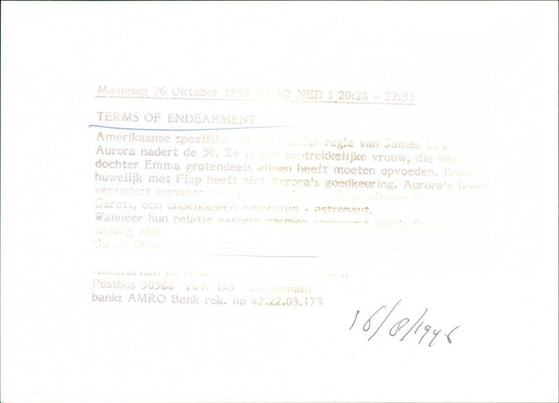 Terms of Endearment - Vintage Photograph