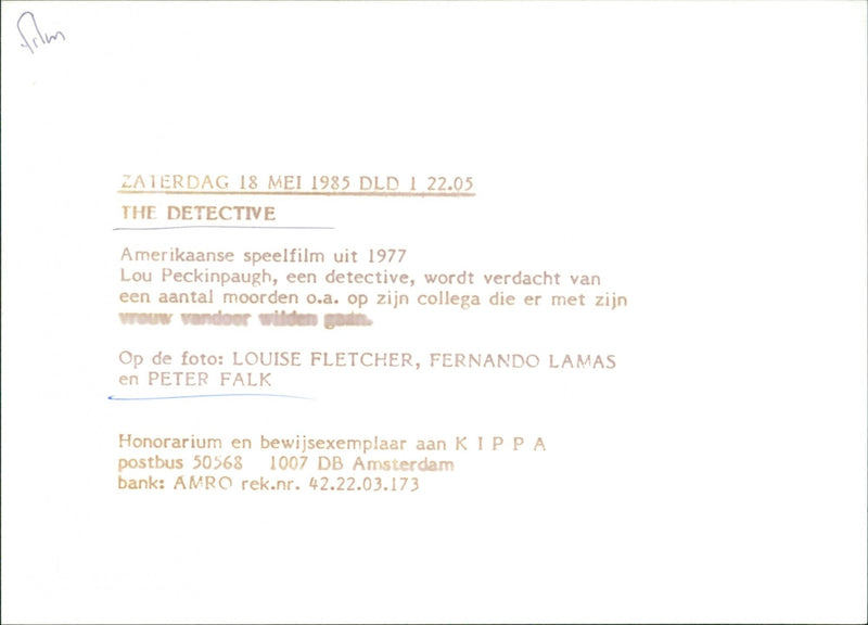 The Detective - Vintage Photograph