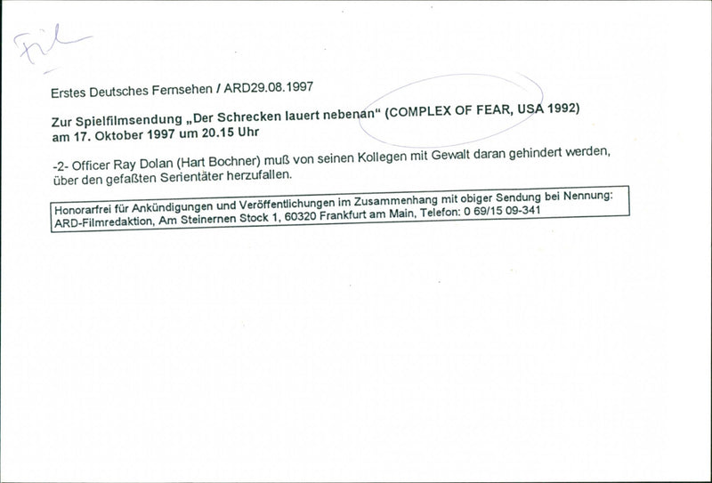 Complex of Fear - Vintage Photograph