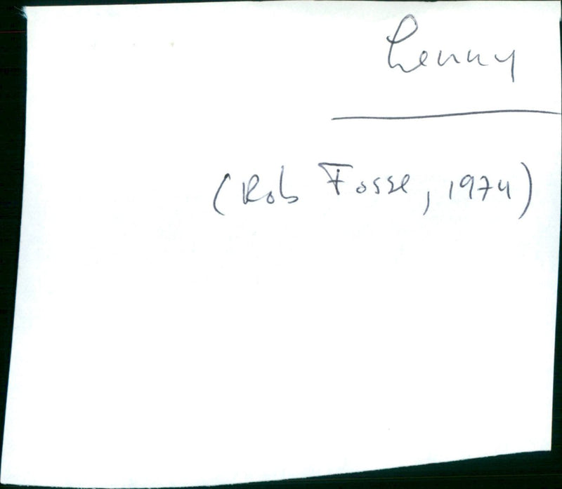 Lenny - Vintage Photograph