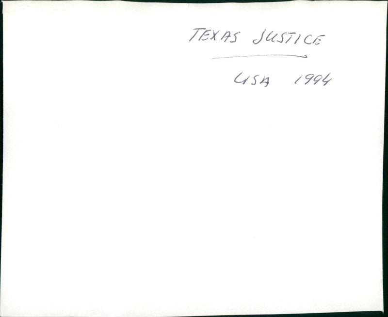 Texas Justice - Vintage Photograph