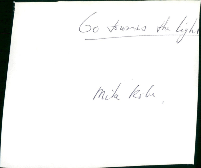 Go Toward the Light - Vintage Photograph