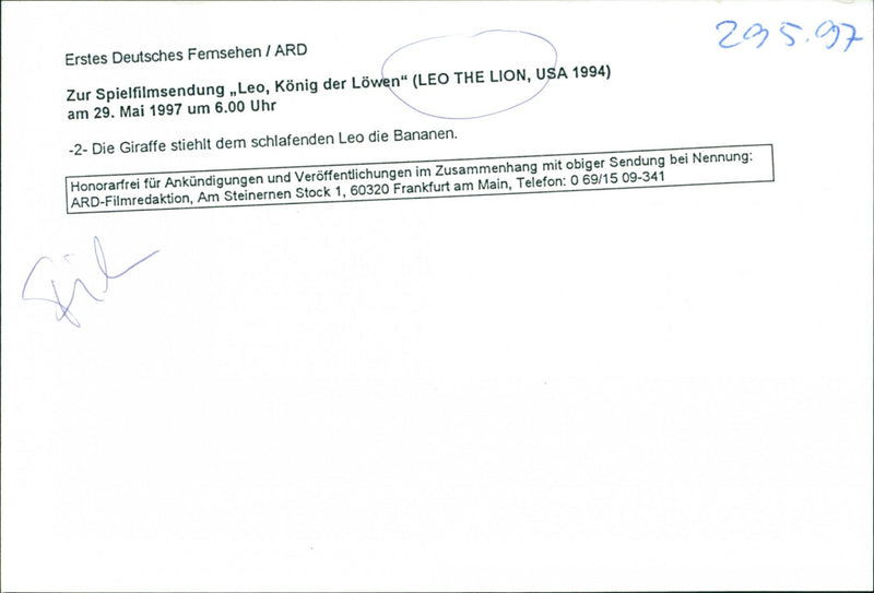 Leo the Lion - Vintage Photograph