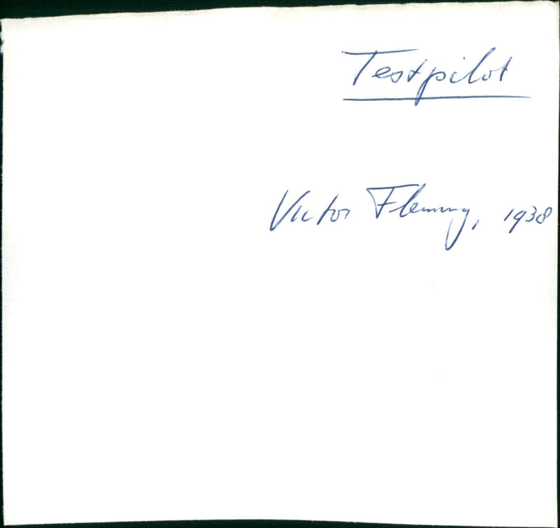 Test pilot - Vintage Photograph