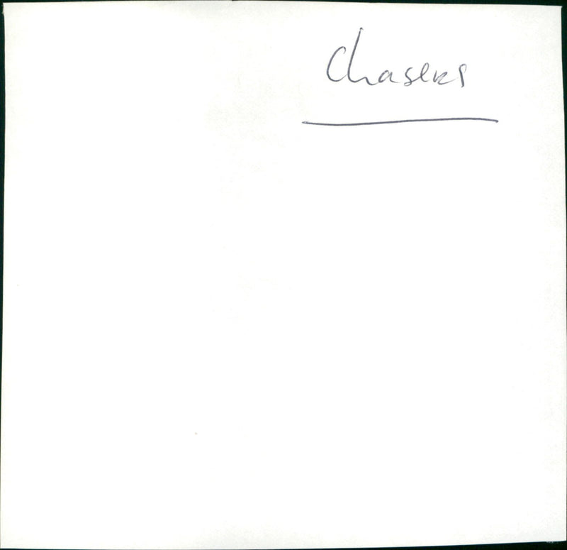 Chasers - Vintage Photograph