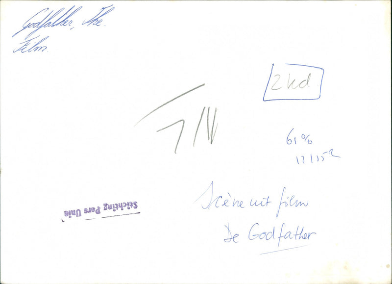 The Godfather - Vintage Photograph