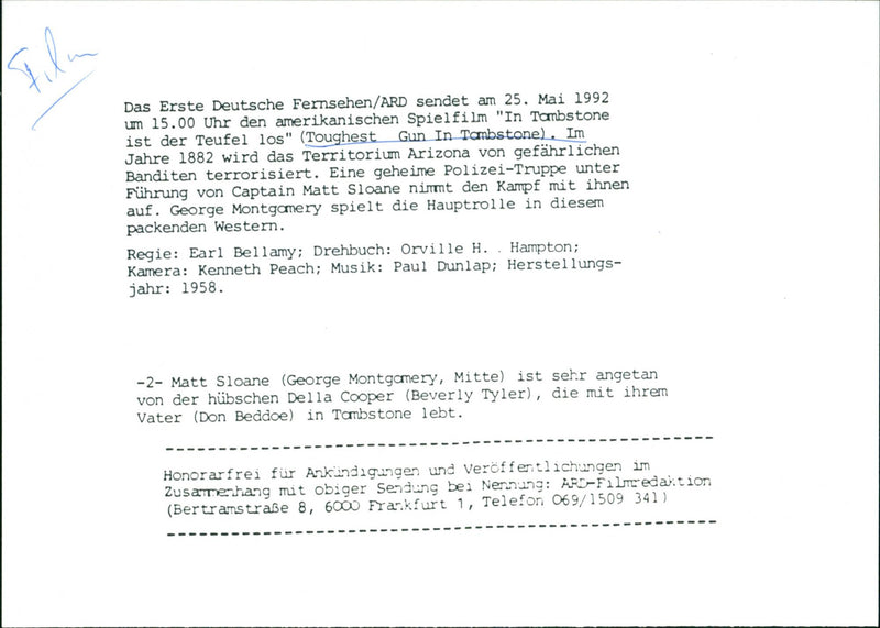 Toughest gun in tombstone - Vintage Photograph