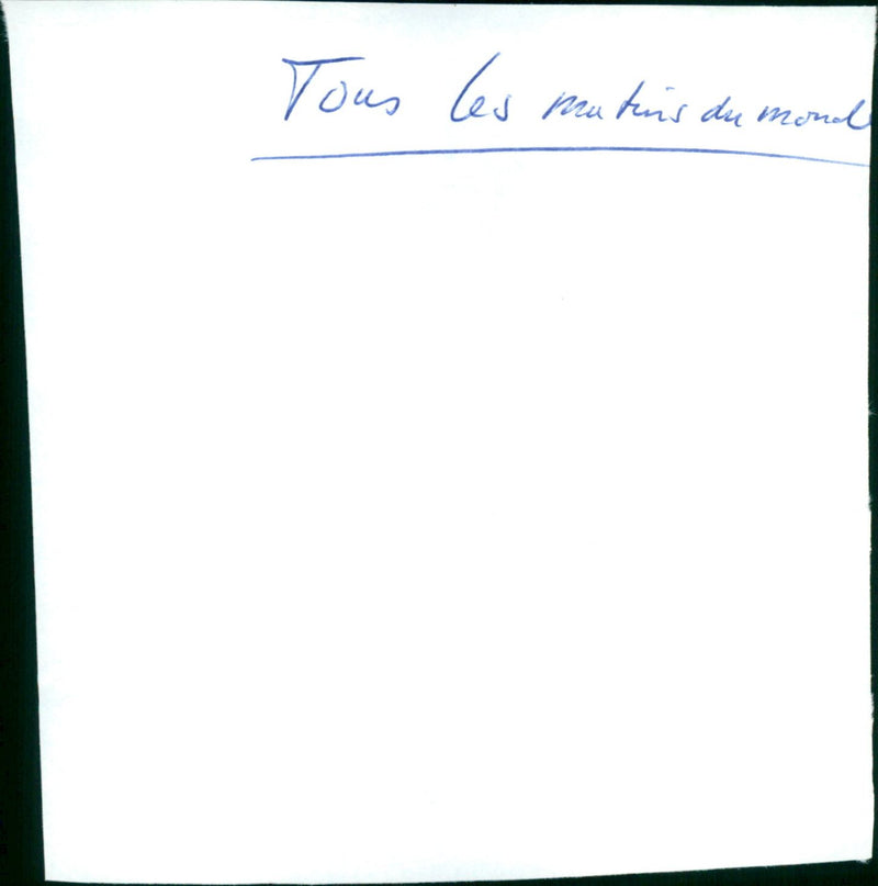 Tous les matins du monde - Vintage Photograph
