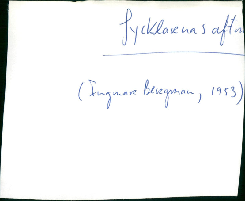 Gycklarnas afton - Vintage Photograph