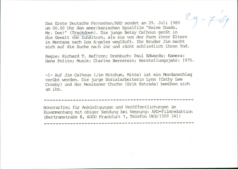 Trackdown - Vintage Photograph