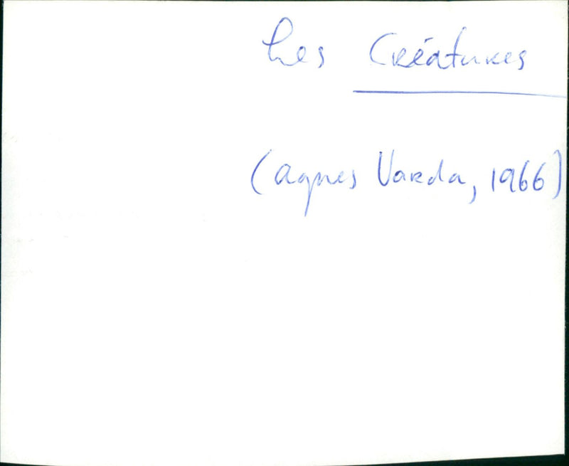 Les Créatures - Vintage Photograph