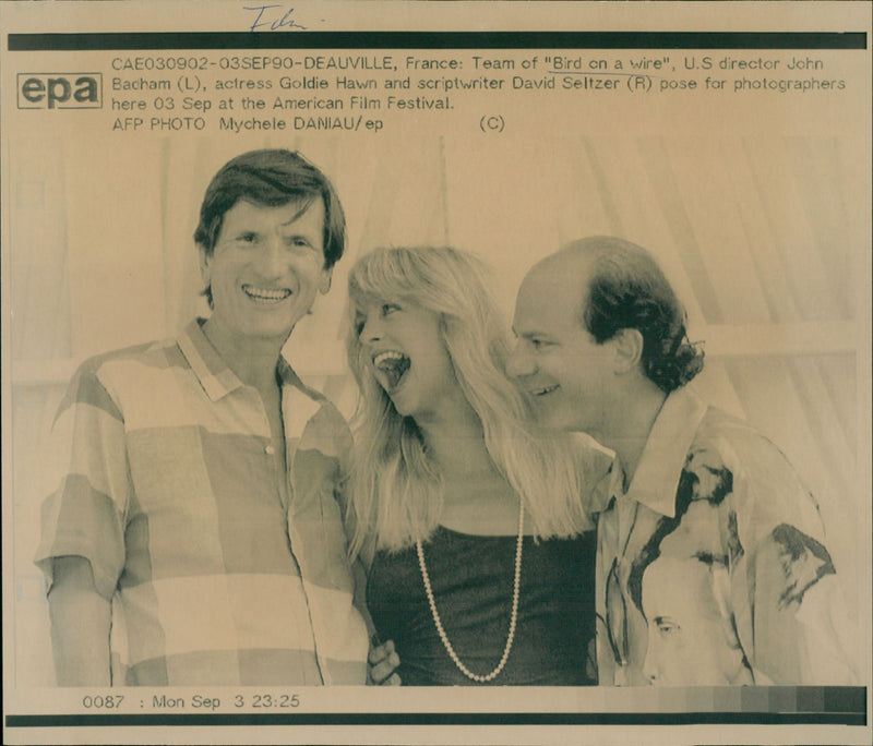 Bird on a Wire - Vintage Photograph