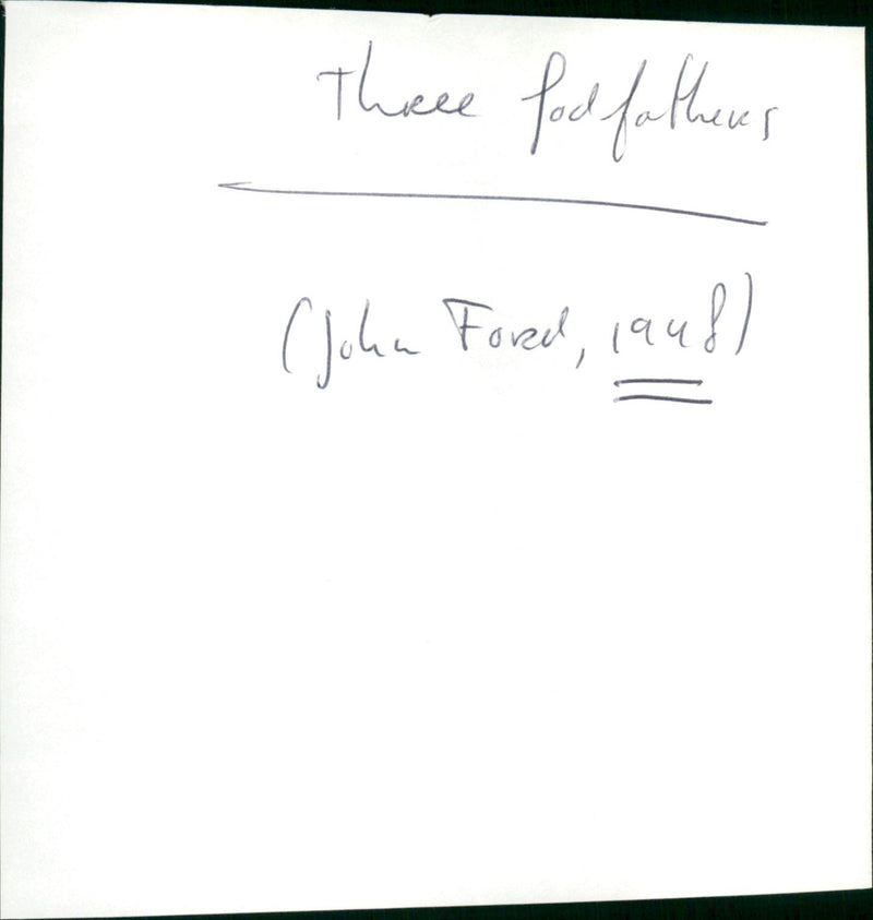 3 Godfathers - Vintage Photograph