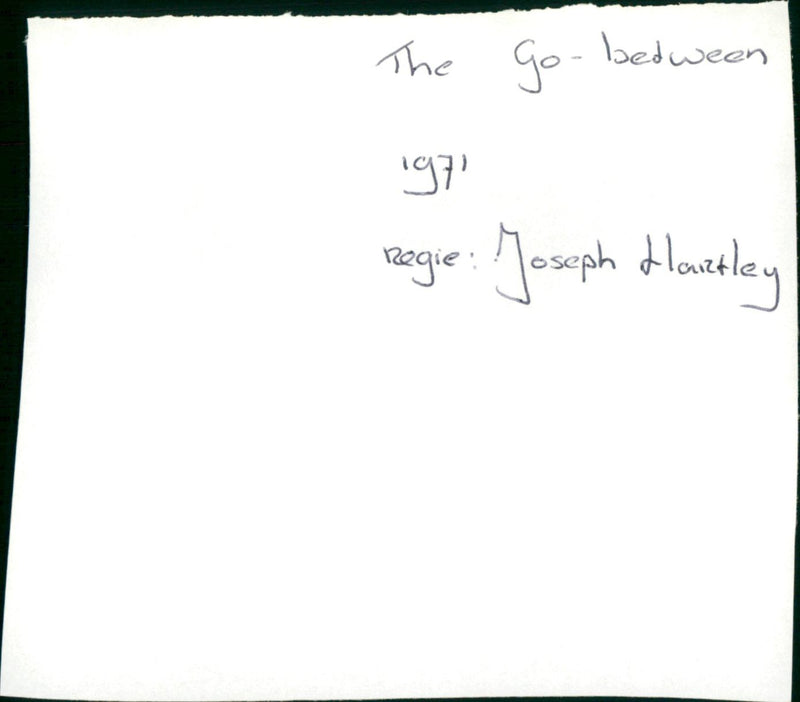 The Go-Between - Vintage Photograph