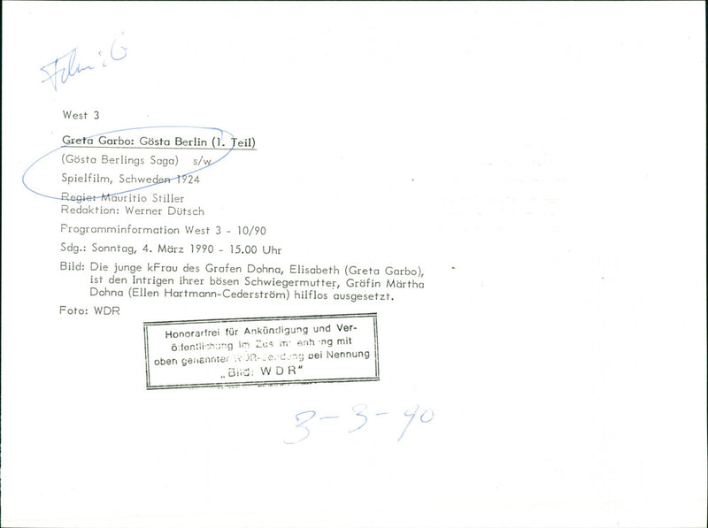 Gösta Berling's Saga - Vintage Photograph