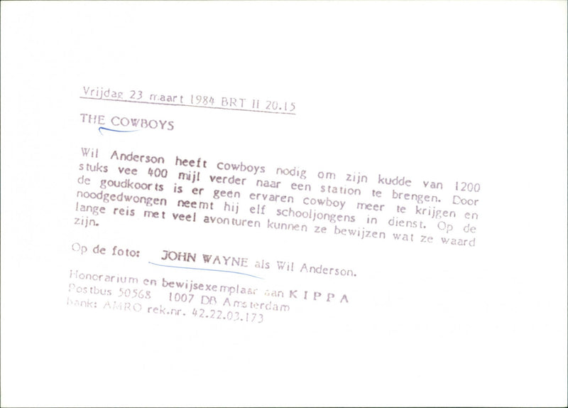 The Cowboys - Vintage Photograph