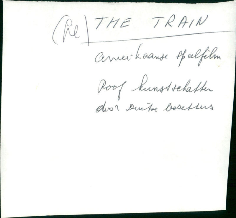 The Train - Vintage Photograph