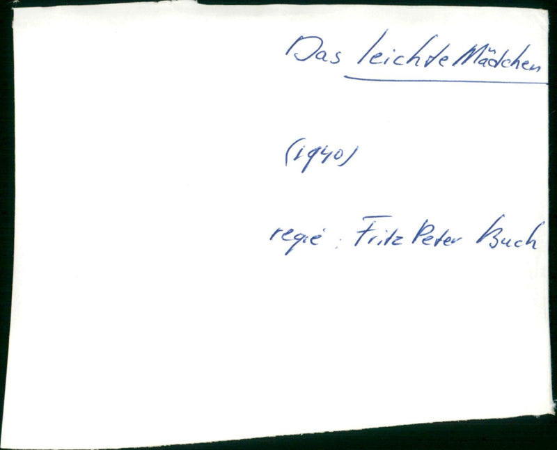 Das leichte Mädchen - Vintage Photograph