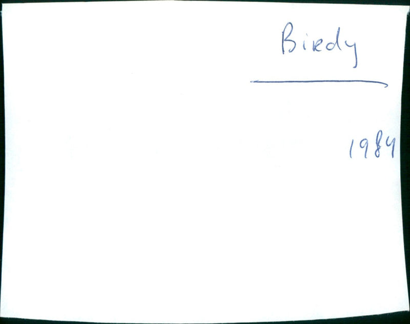 Birdy - Vintage Photograph