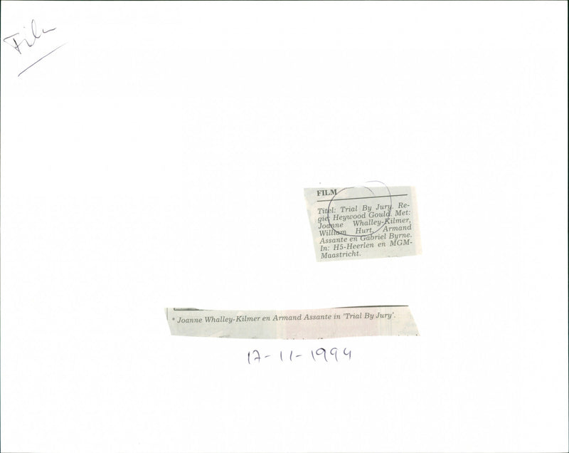 Trial by Jury - Vintage Photograph