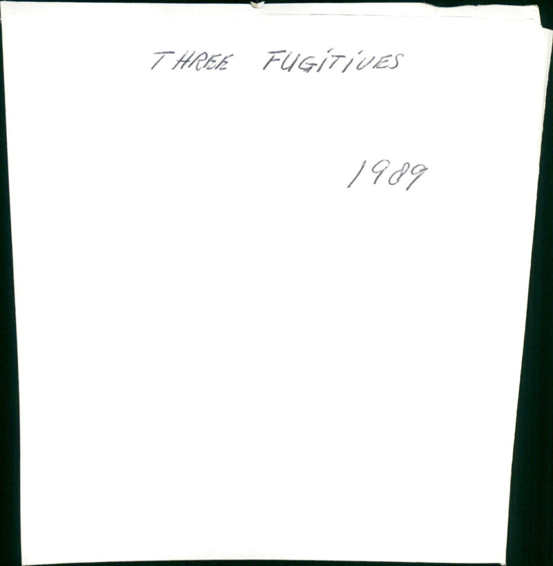 Three Fugitives - Vintage Photograph