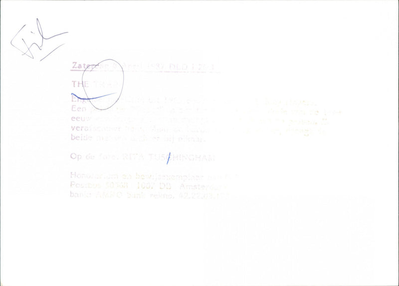 The Trap - Vintage Photograph