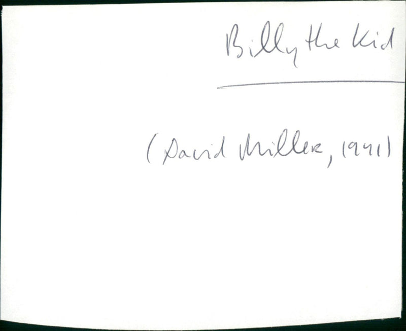 Billy the Kid - Vintage Photograph