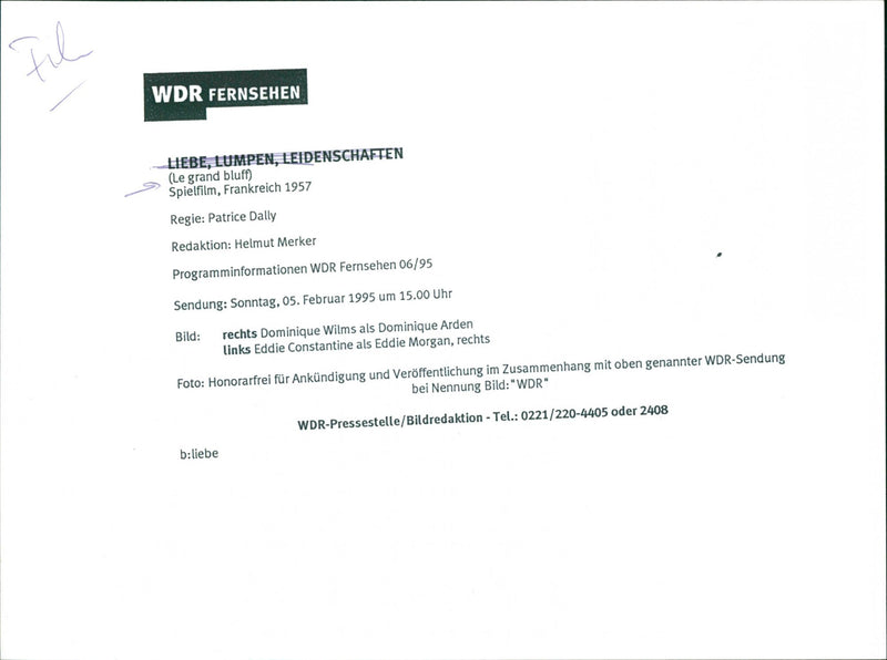 Le grand bluff - Vintage Photograph