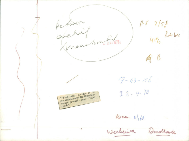 Doodzonde - Vintage Photograph