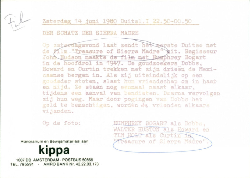 Treasure of the Sierra Madre - Vintage Photograph