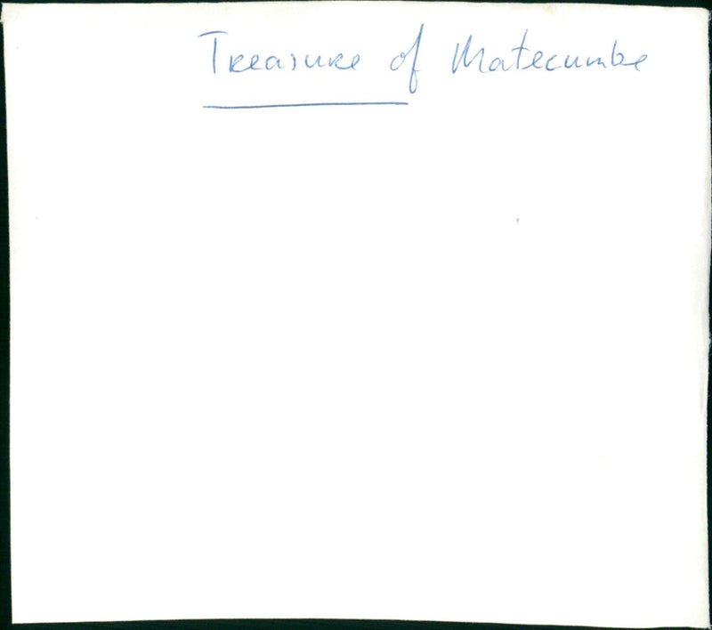 Treasure of Matecumbe - Vintage Photograph