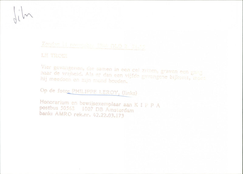 Le Trou - Vintage Photograph