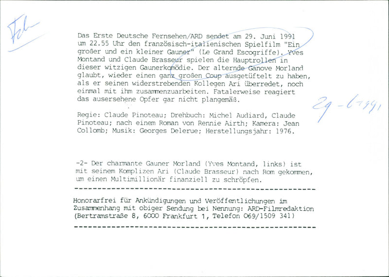 Le grand escogriffe - Vintage Photograph