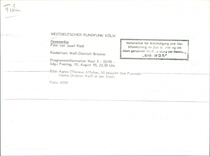 Grenzenlos - Vintage Photograph