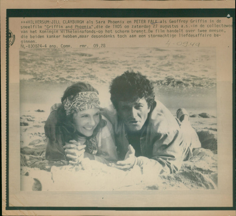 Griffin and phoenix - Vintage Photograph