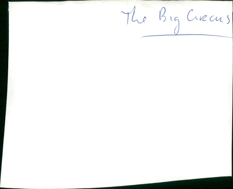 The Big Circus - Vintage Photograph