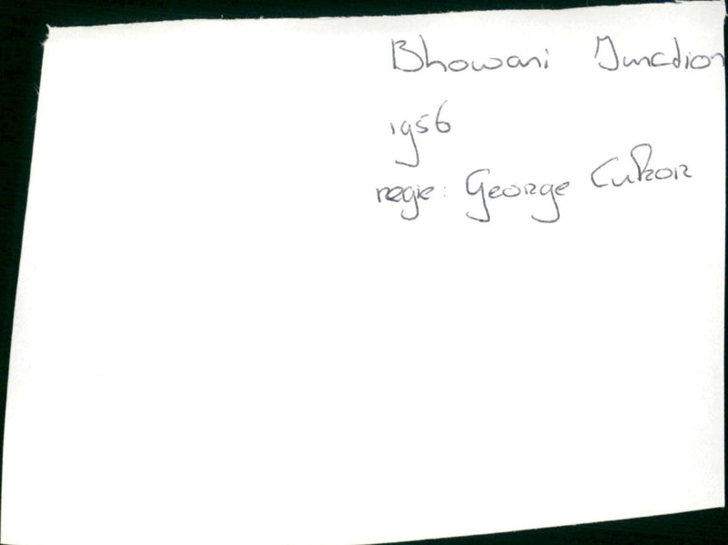 Bhowani Junction - Vintage Photograph