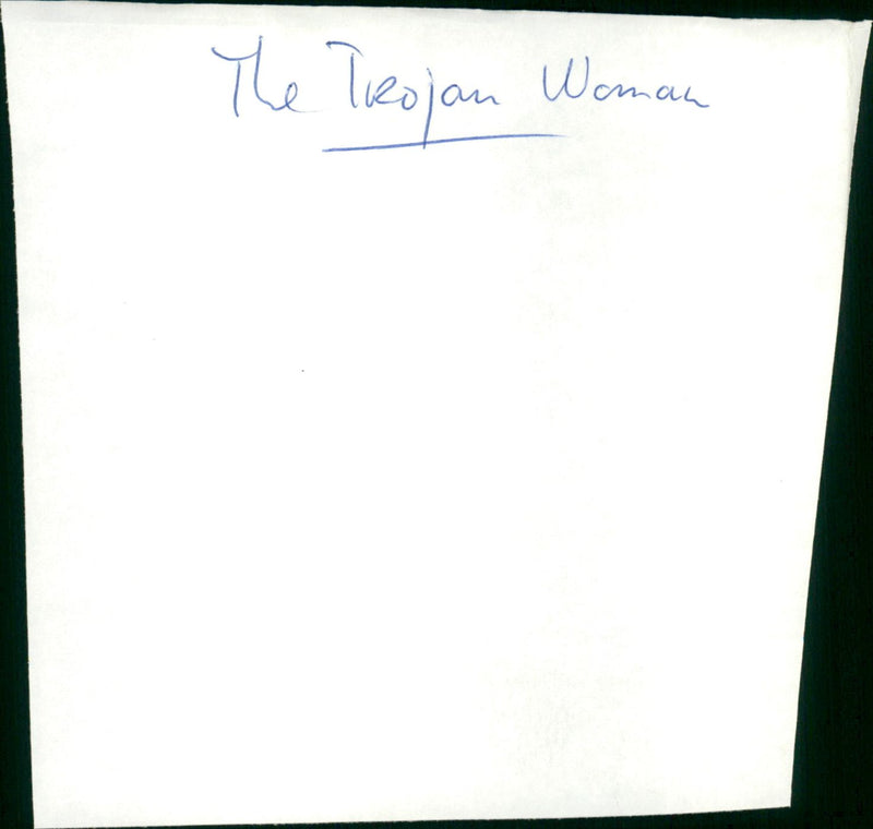 The Trojan Women - Vintage Photograph