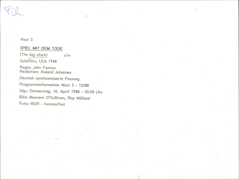 The big clock - Vintage Photograph