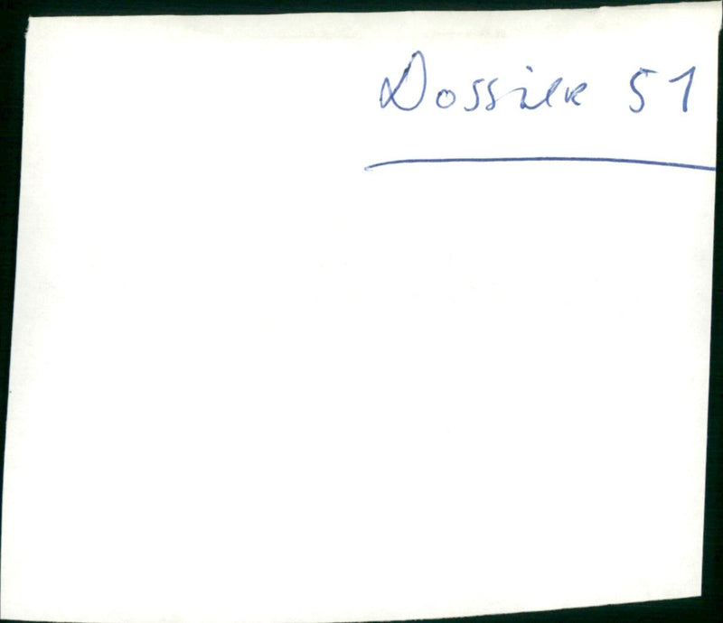 Dossier 51 - Vintage Photograph