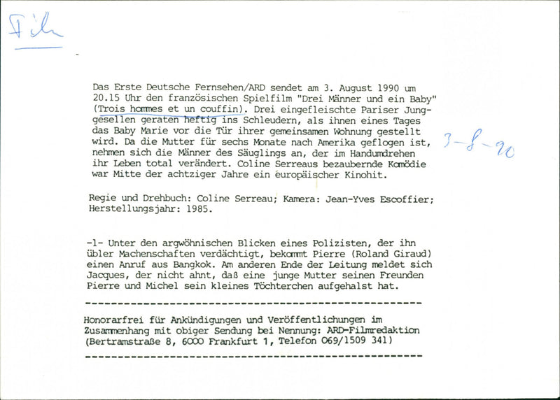 Trois hommes et un couffin - Vintage Photograph