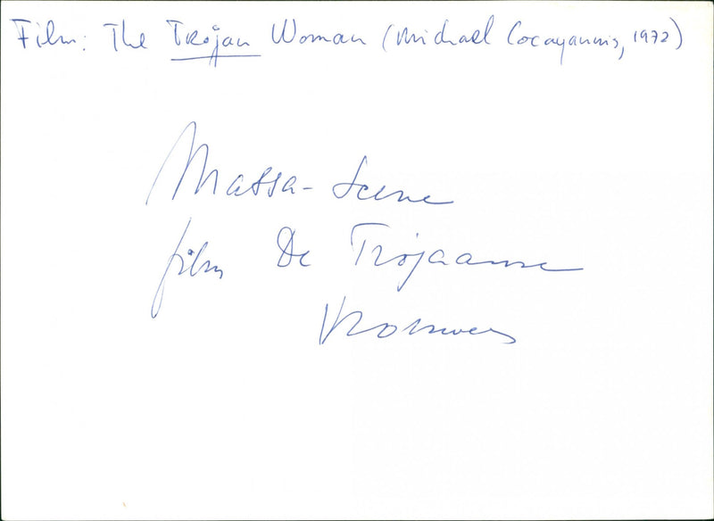 The Trojan Women - Vintage Photograph