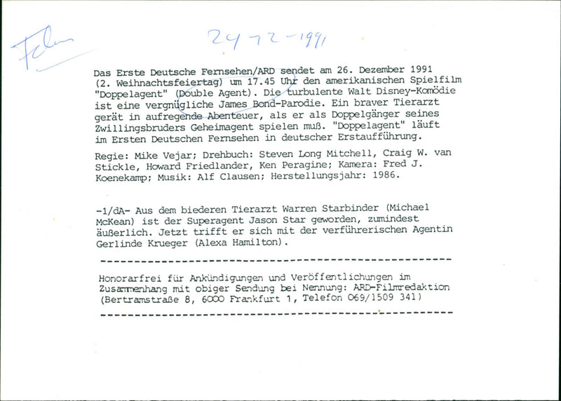 Double Agent - Vintage Photograph