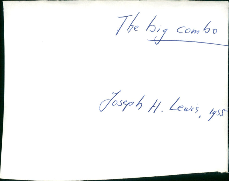 The Big Combo - Vintage Photograph