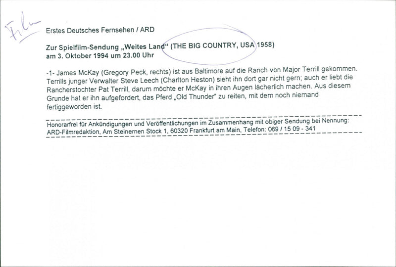 The Big Country - Vintage Photograph