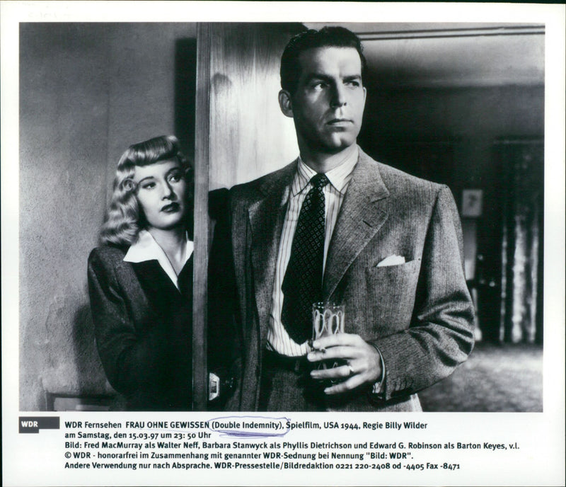 Double Indemnity - Vintage Photograph