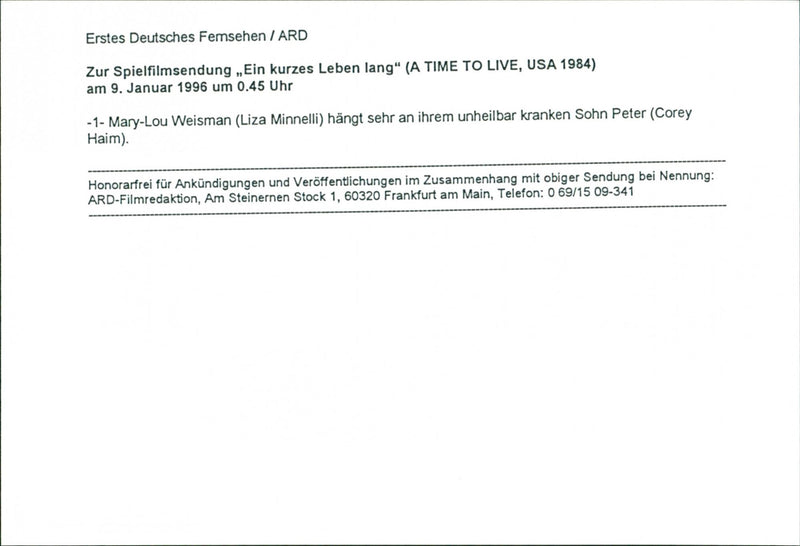 A Time to Live - Vintage Photograph