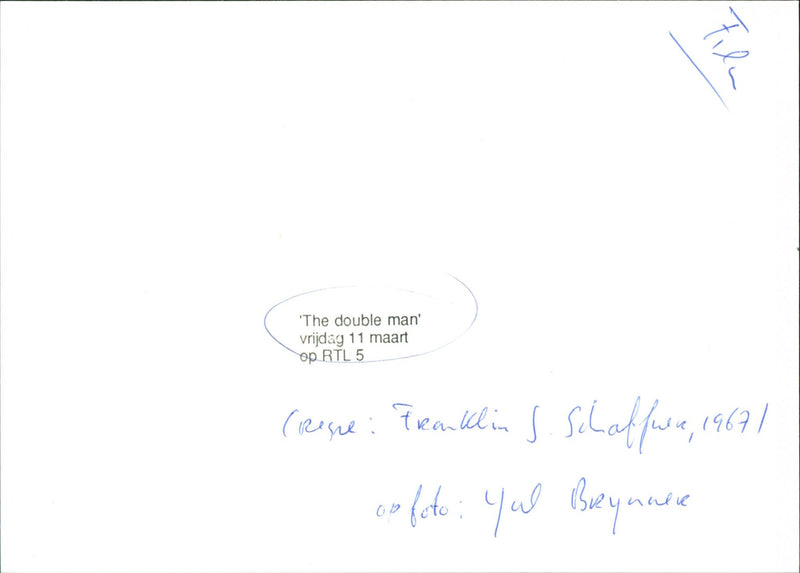 The double man - Vintage Photograph