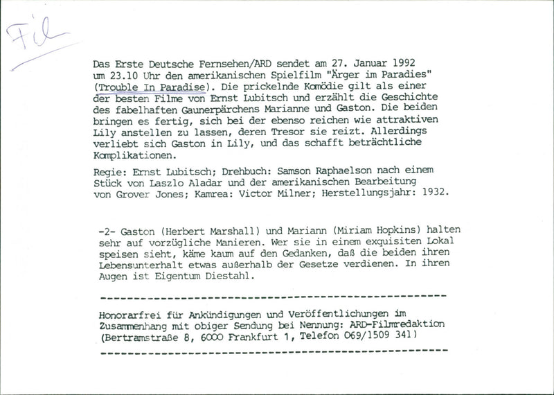 Miriam Hopkins and Herbert Marshall - Vintage Photograph